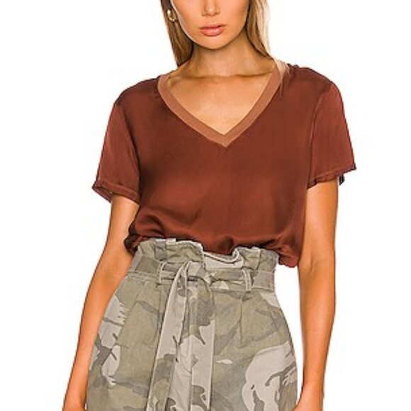 Nation LTD June Top in Black Cherry, XS, NWT - Picture 6 of 6